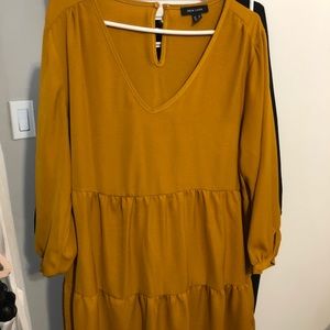 Mustard tunic top/dress